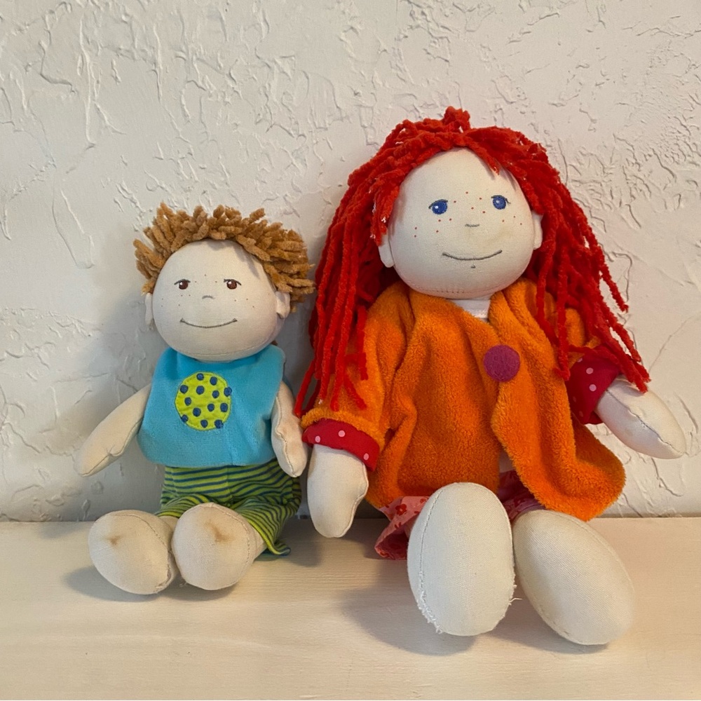 Colorful Plush Doll Set